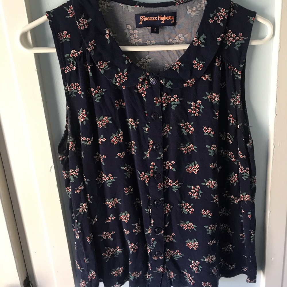 Princess Highway button up tank
